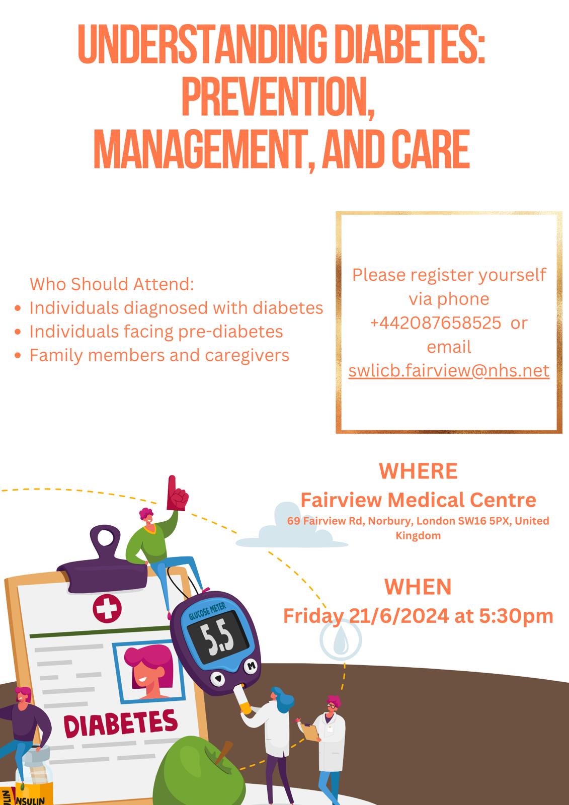 Diabetes Prevention, Management & Care